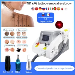 Tattoo Spot Removal Machine Carbon Q Switch ND Yag Device for Carbon Peeling and Pigmentation 1064 nm 532nm and 1320nm