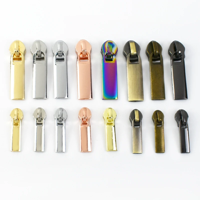 Immagine 3: Cursori con cerniera da 10-50 pezzi per 3 #   5 #   Cerniere in nylon Piumino Tasca con cerniera Borsa per la testa Estrattore per zip Cursore Riparazione Accessori per cucire