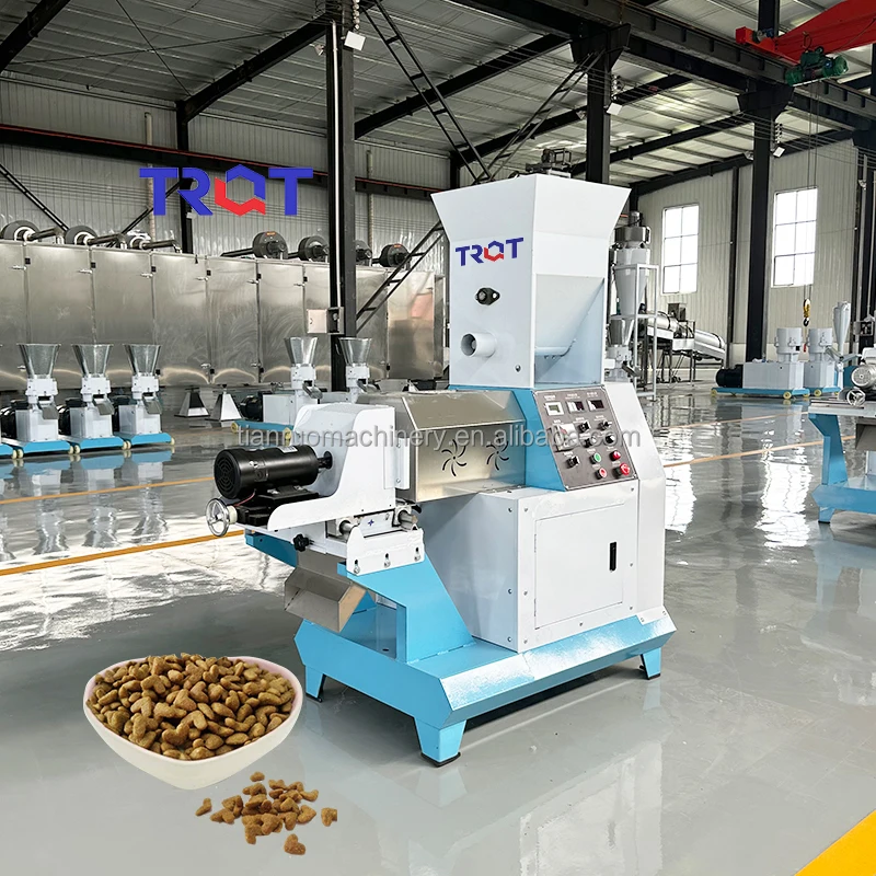 Livestock Breeding Feed Pellet Expansion Machine Aquatic Fish Feed Pellet Machine Cat Food Dog Food Production Equipment