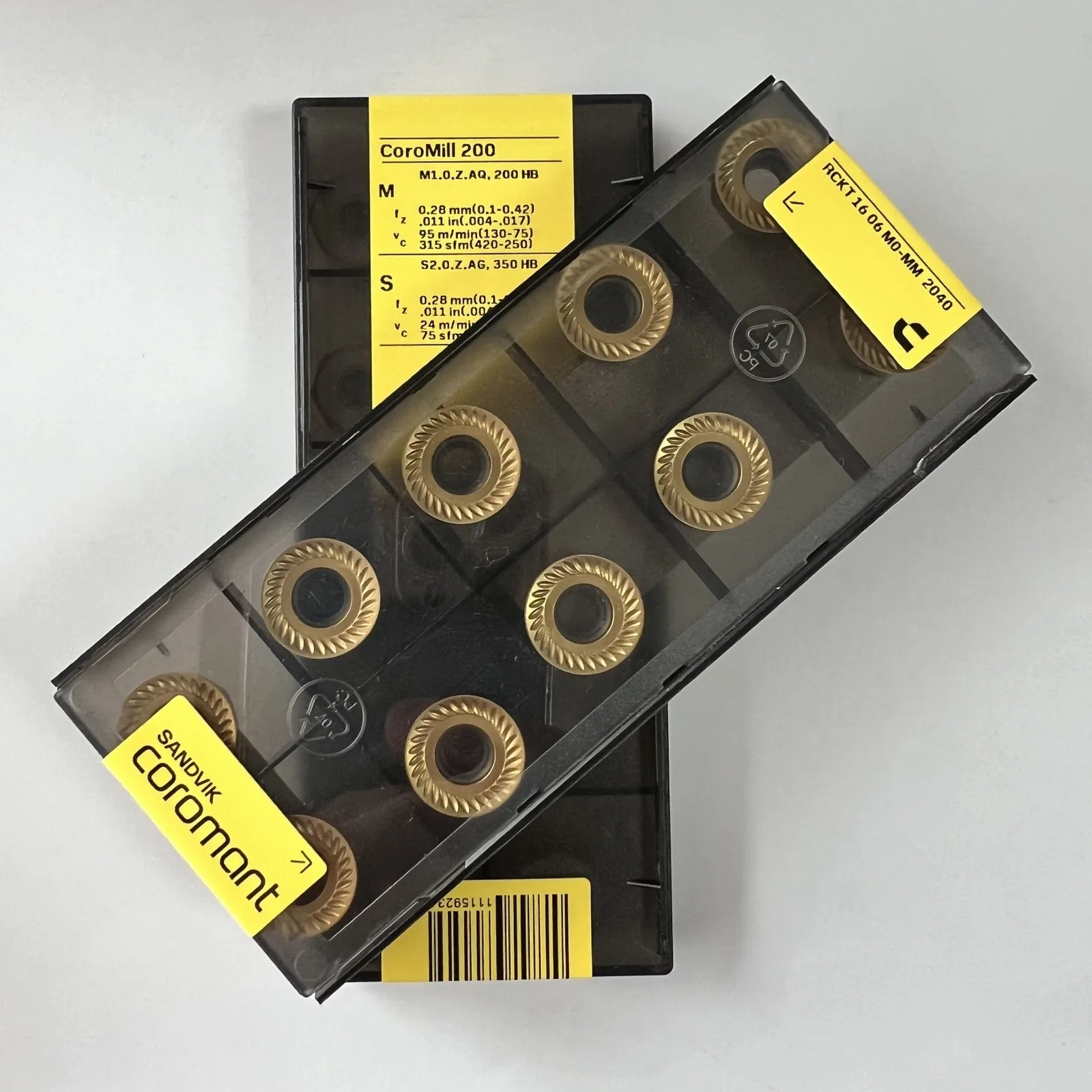 

SANDVIK / RCKT1606M0-MM 2040 / Оригинальные шведские лезвия из твердого сплава, 10 шт.