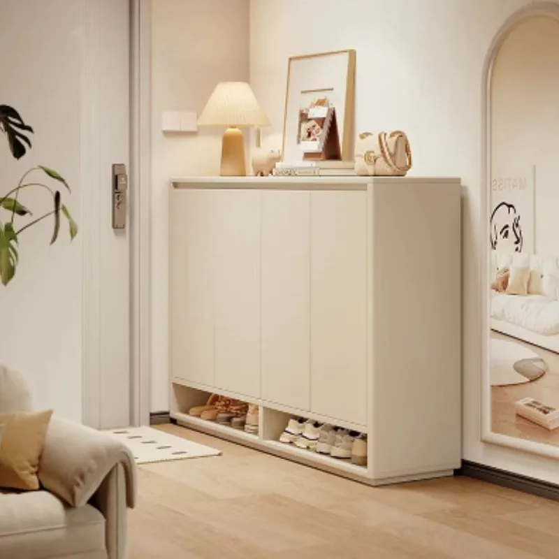 

White Luxury Shoe Rack Nordic Wood Narrow Multi Layer Shoe Rack Space Saving Modern Meuble A Chaussures Furniture Living Room