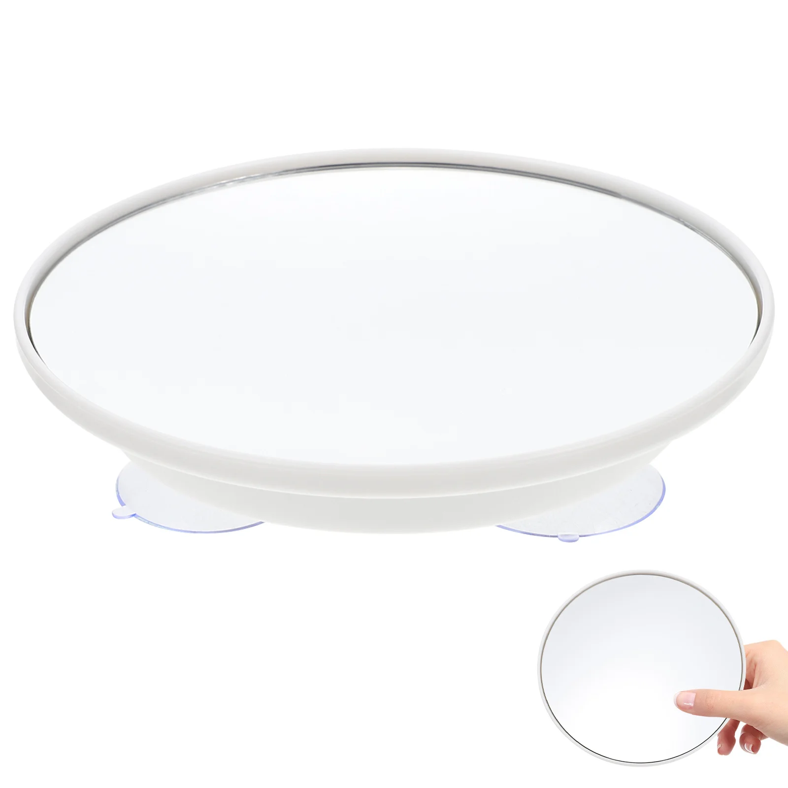 مرآة مكبرة 10 مرات مع كوب شفط للحمام والمكياج عالي الدقة انعكاس واضح مناسب للسفر #5