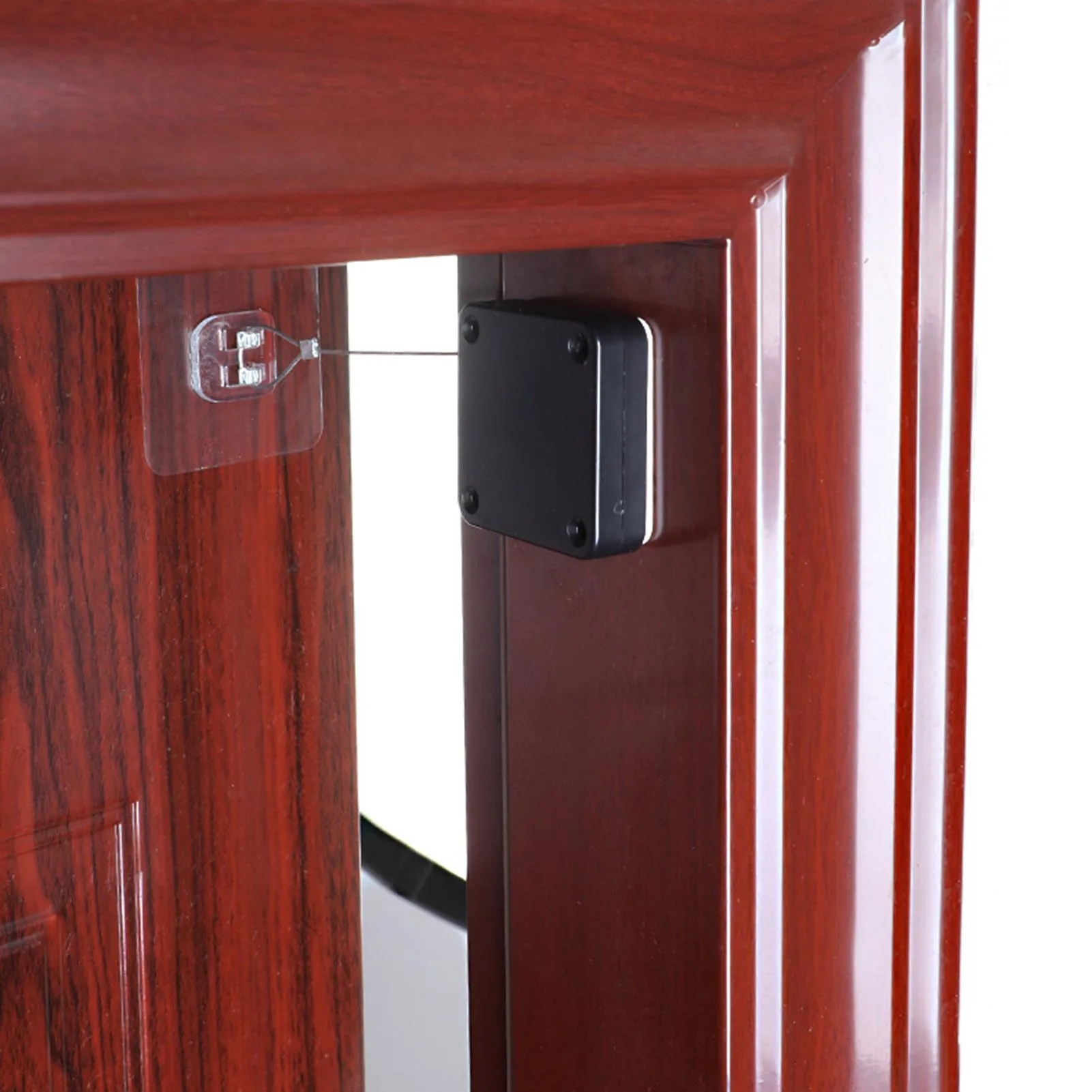 Automatic Door Closer Punch-Free 1000 1200 Pull Force Door Shower Curtain Closer Buffer Door Closer for Bathroom Bedroom