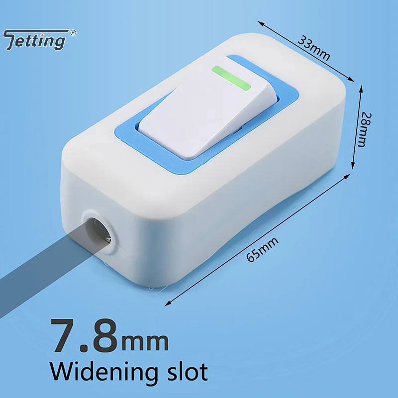 1/5PCS Compact Hand-Pinch Rocker Button, Boat-Shaped Switch for Bedside Appliances