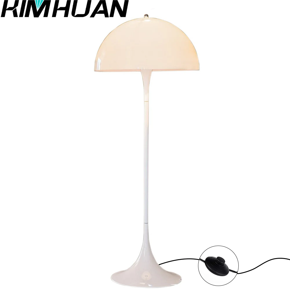 Modern White Mushroom Floor Light for Livingroom Bedside Lamp Home Decor Standing Table Lamp Reading Lighting Fixtures