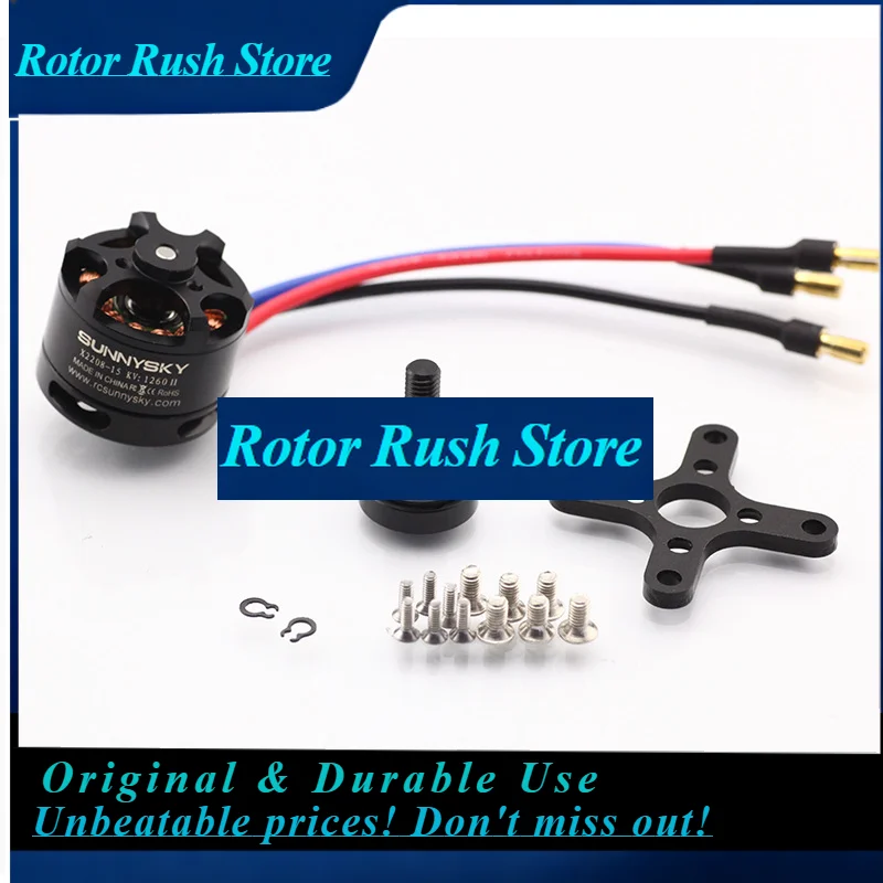 RoRuSOriginal Sunnysky X2208 Brushless Motor 1260KV 1500KV 2600KV 2-3S For RC Fixed Wing F450 Quadcopter Drone