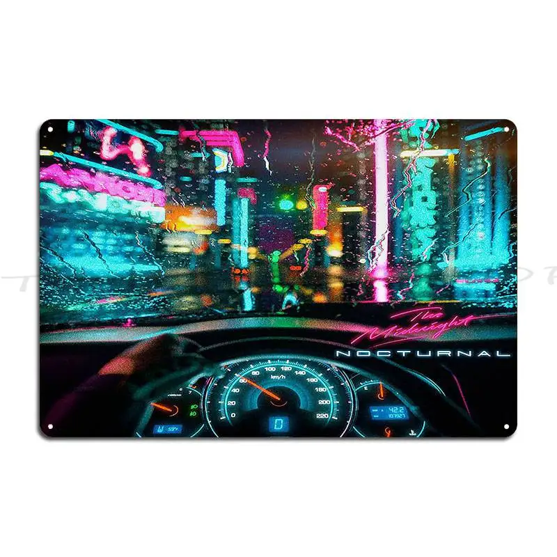 Letrero Metálico Decorativo Neon Wave Surf the Future Neon Skate Purrfect Skate, Placa Decorativa para Pared de Cocina, Hogar, Letrero de Metal Personalizado