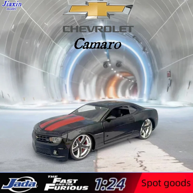 jada 1:24 Chevrolet Camaro 2010 Camaro SS модель автомобиля из сплава игрушечный орнамент