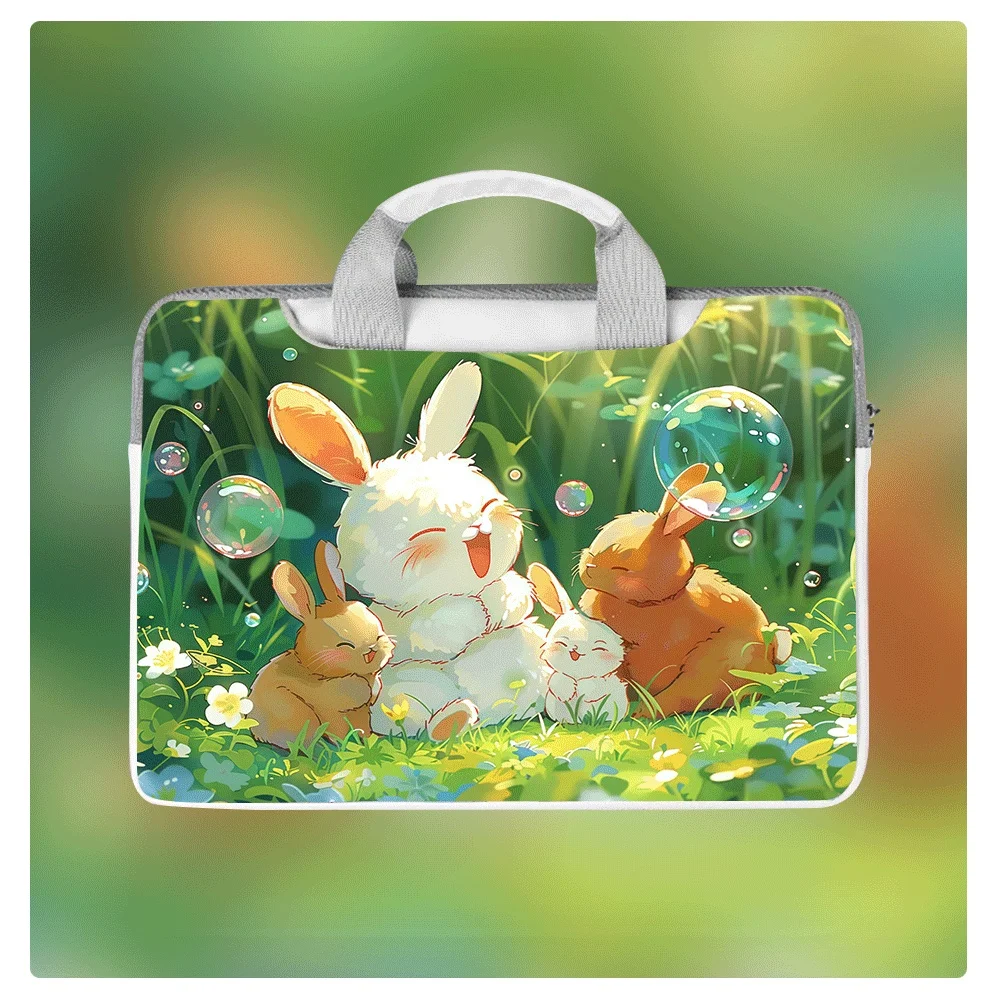 

Popular Animal Rabbit Laptop Bag Case 12 13 14 15 16 13.3 Inch Storage Bag for Apple MacBook Huawei MateBook Xiaomi RedmiBook