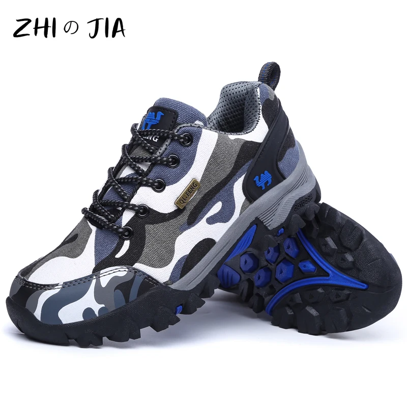 Men Casual Shoes Summer Outdoor Sneakers Women Footwear Trainer Waterproof Camouflage Shoe Anti Slip Wear-Resistant Hiking Shoes 