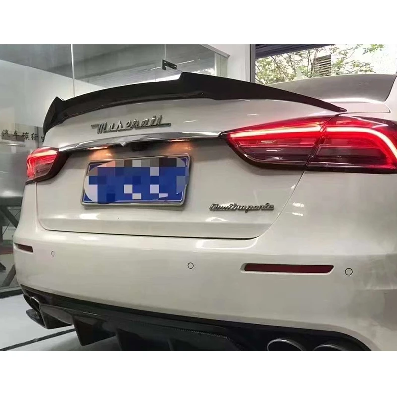 

Для Maserati Quattroporte автомобильный Стайлинг M4 стиль задний спойлер багажника из углеродного волокна 2013-2018