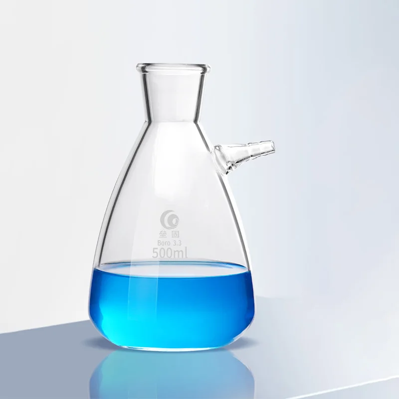 1pc Lab Upper and Lower Hole Filter Bottle Buchner Funnel Suction Flask