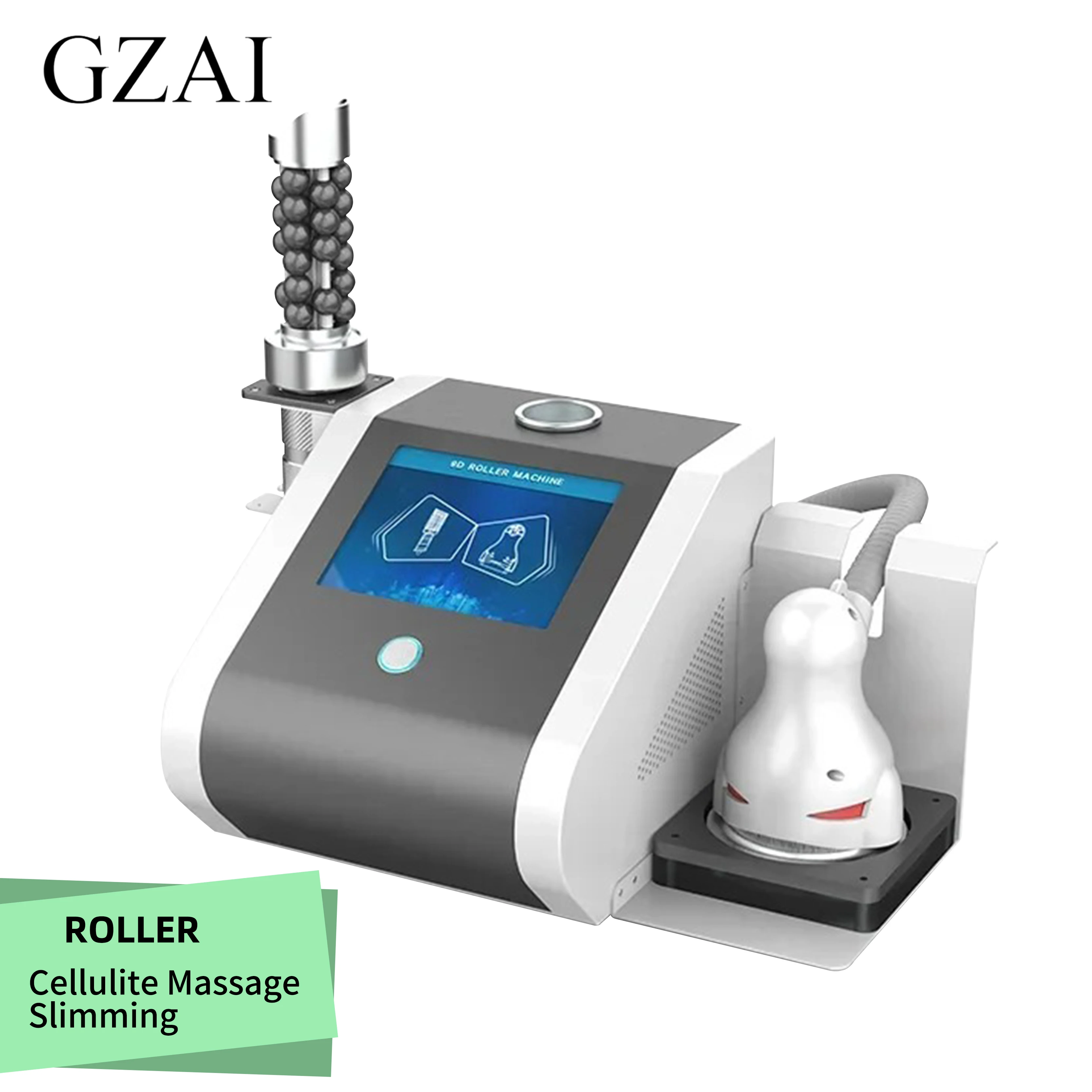 GZAI 360° rotary massage roller, body shaping equipment, liposuction, inner ball, weight loss machine