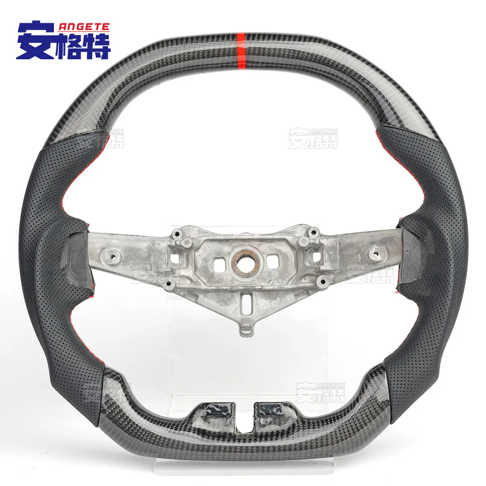 

Applicable to:Suitable for Jeep Wrangler 14 years carbon fiber punched leather car steering wheel upgrade and modification custo