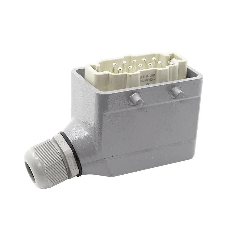 

500V 16A Heavy Duty Connector Harting Han Type 16 Pin 24P 32P 48P 64p Male Female Connector