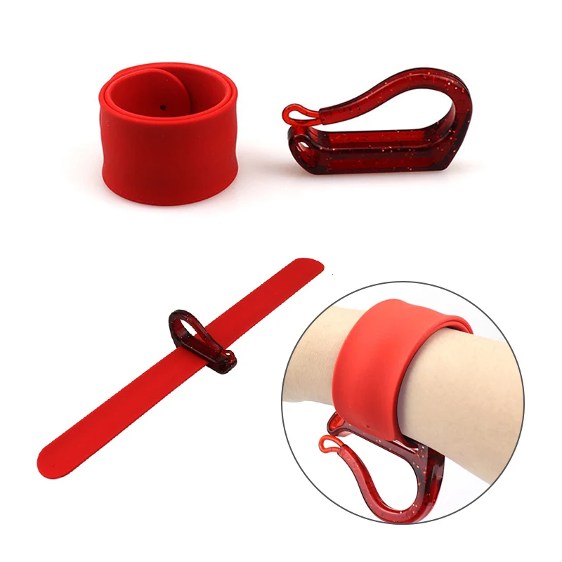 1Pcs Rubber Band Storage Wrist Strap Braiding Hair Ring Bracelet Perm Salon Stylist Barber Hair Accessories Rubber Band Holder