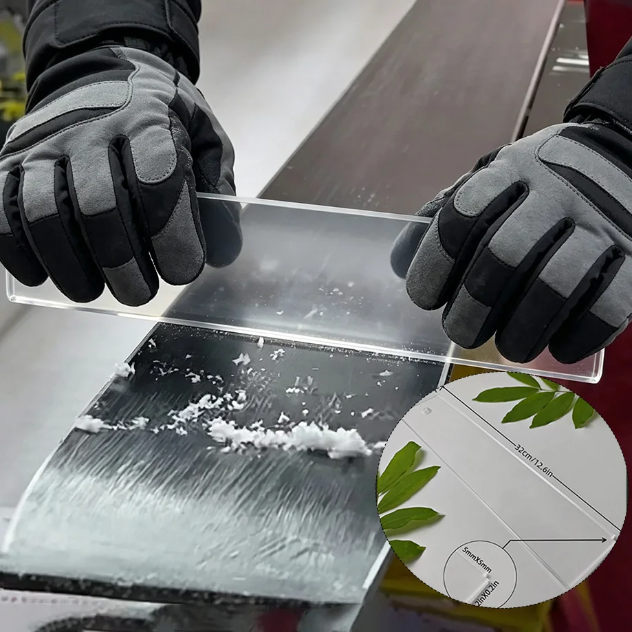 Sharp Flat‑Blade Snowboard Ski Wax Scraper, All‑Skill Riders, Alpine Snow Sport Quick Base Wax‑Stripping Snow‑Care Tool