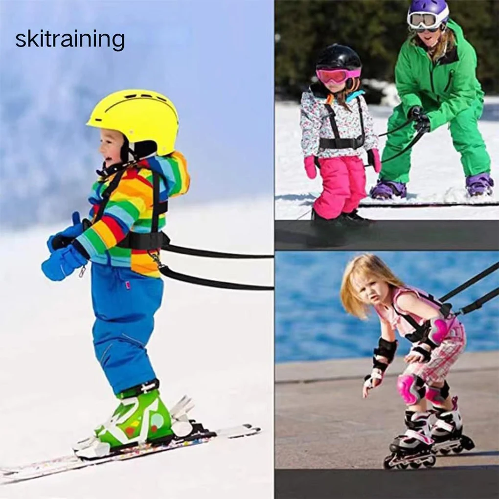 New Children’s Ski Safety Shoulder Strap Ski Training Belt Skating Roller Skating Training Belt Suitable for Beginners