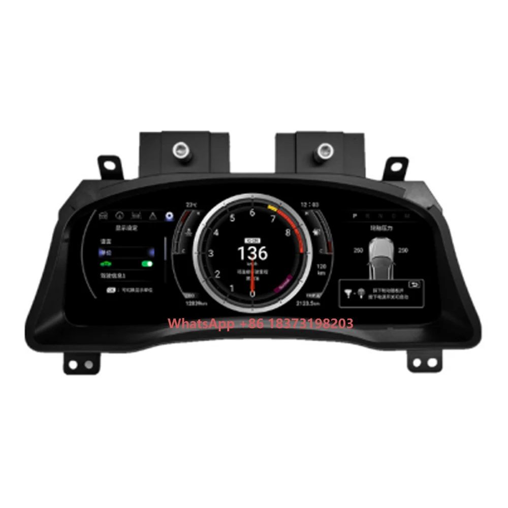 

12.3" LCD Car Digital Dashboard Cluster for Prado 2004-2009 Virtual Instrument Panel Speedometer Cockpit Meter