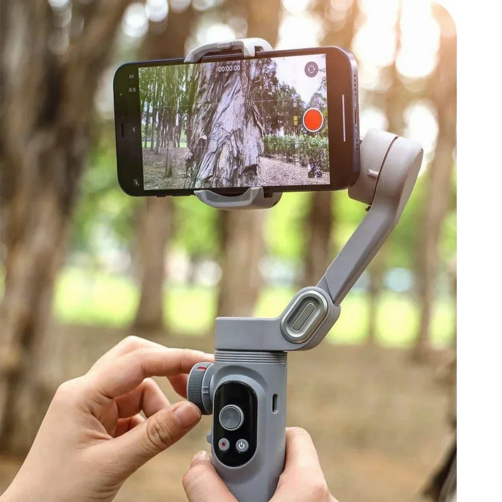 

3-Axis Handheld Gimbal Stabilizer for Smartphone Foldable Handheld Phone Video Record Anti-Shake Stabilizer for iPhone Android