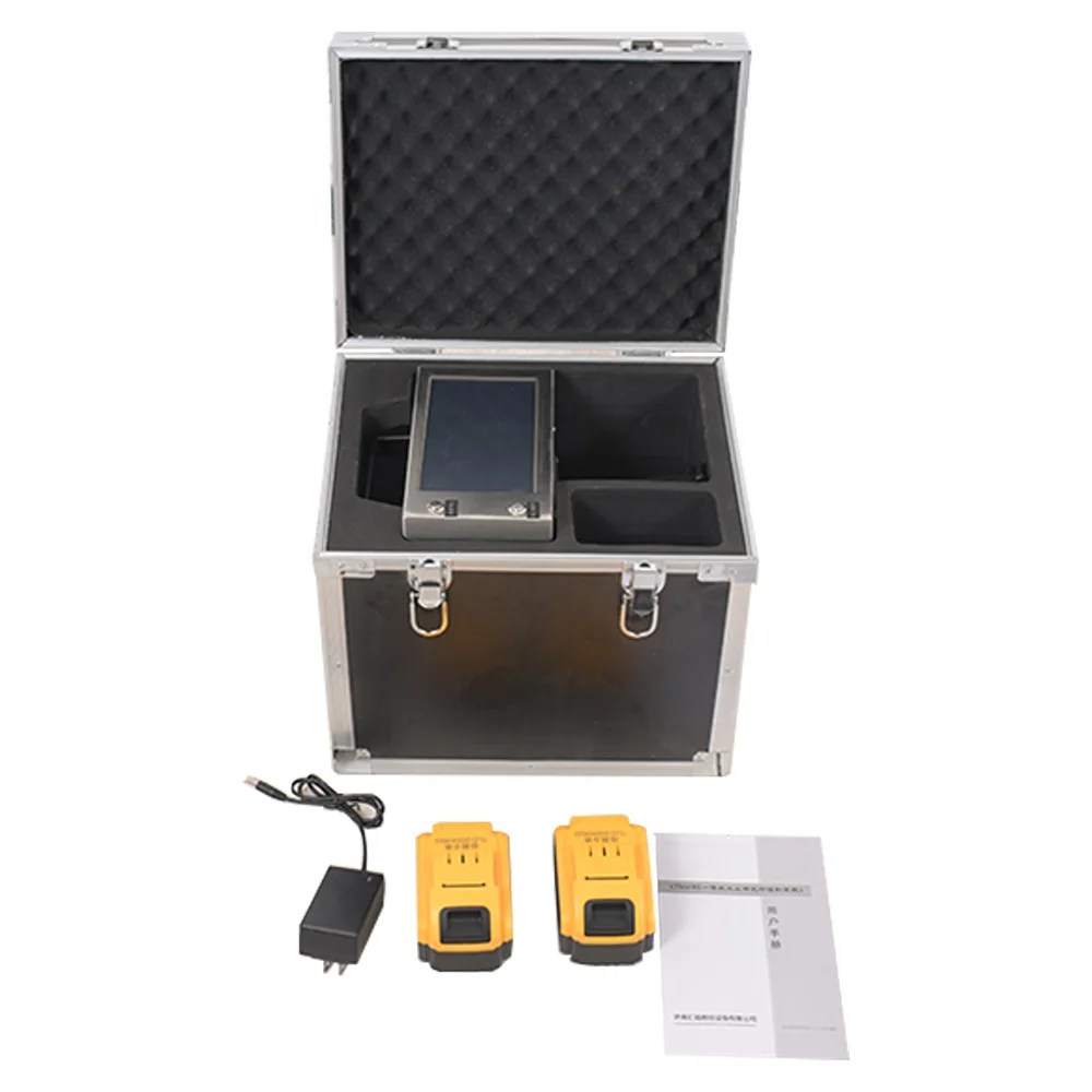 Portable Engraving Electric Marking Machine 120x30mm  Touch Screen For Nameplate Cylinder Number Frame Chassis