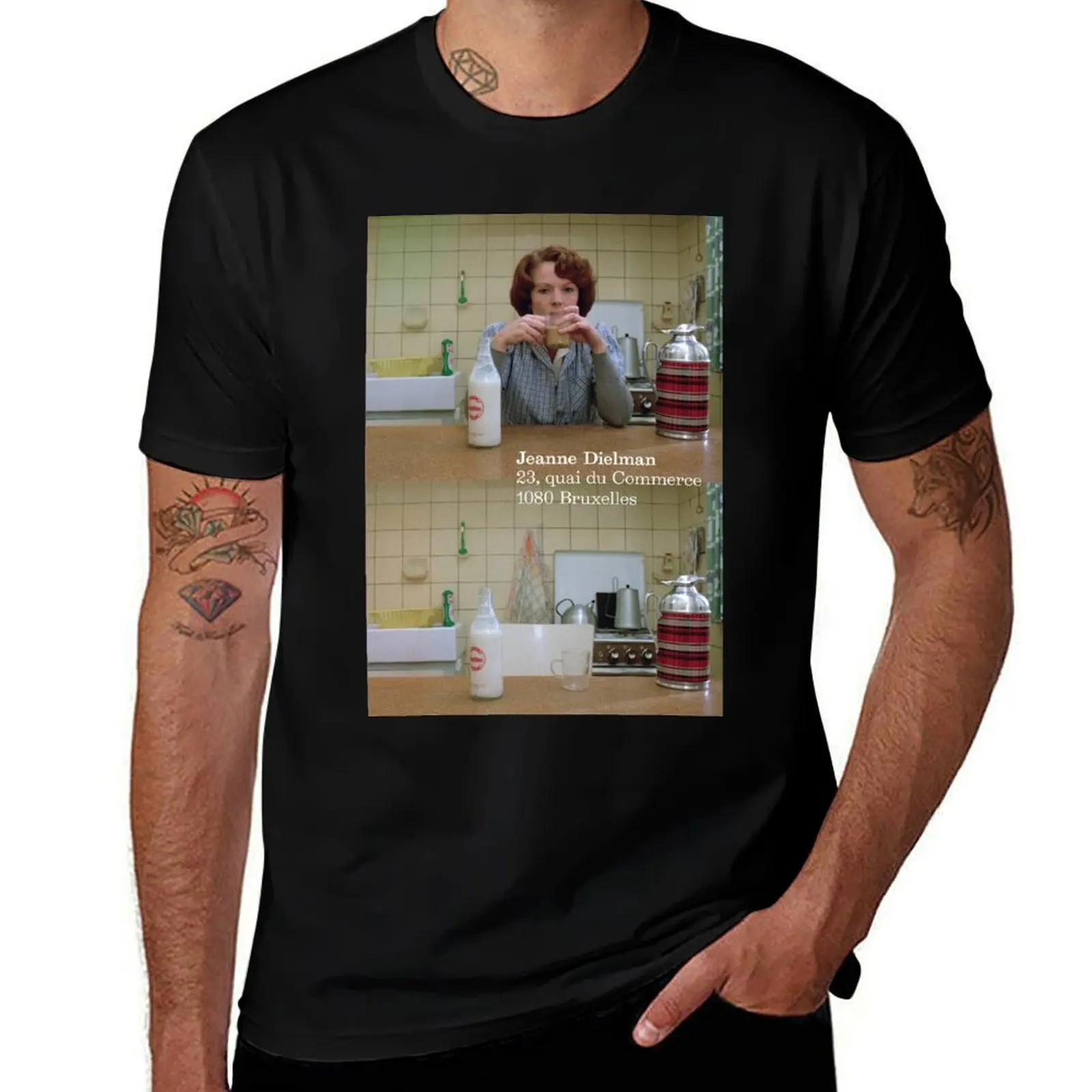 Jeanne Dielman, 23, Quai du Commerce 1080 Bruxelles T-Shirt Work Style Casual T-Shirt