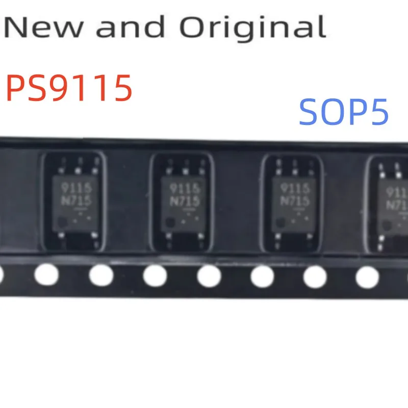 

PS9115 HIGH CMR 10Mbps TOTEM POLE OUTPUT TYPE 5-PIN SOP PHOTOCOUPLER