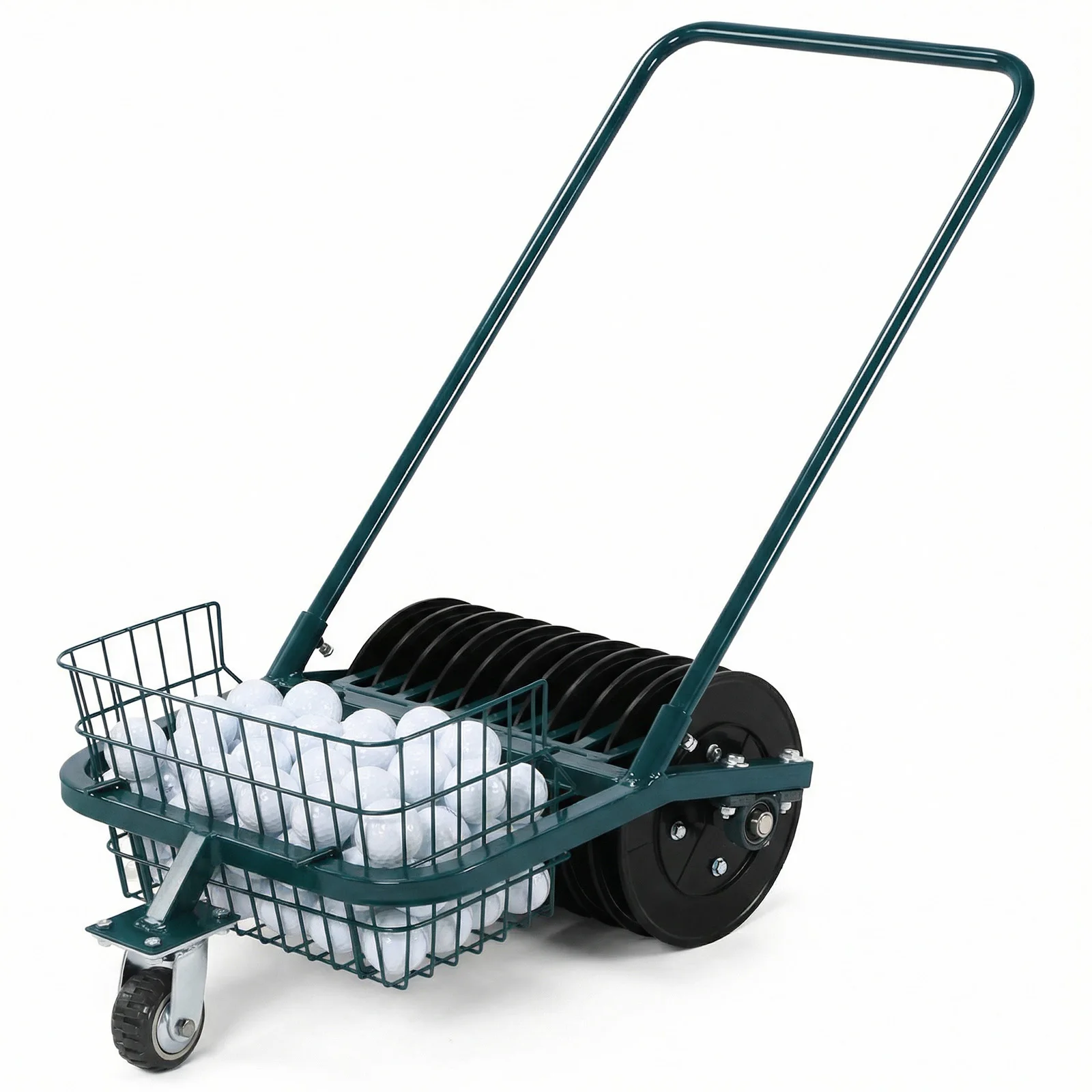 

Тележка для сбора мячей для гольфа: инструмент для подбора мячей без необходимости наклоняться, экономит время и силы для тренировок на заднем дворе