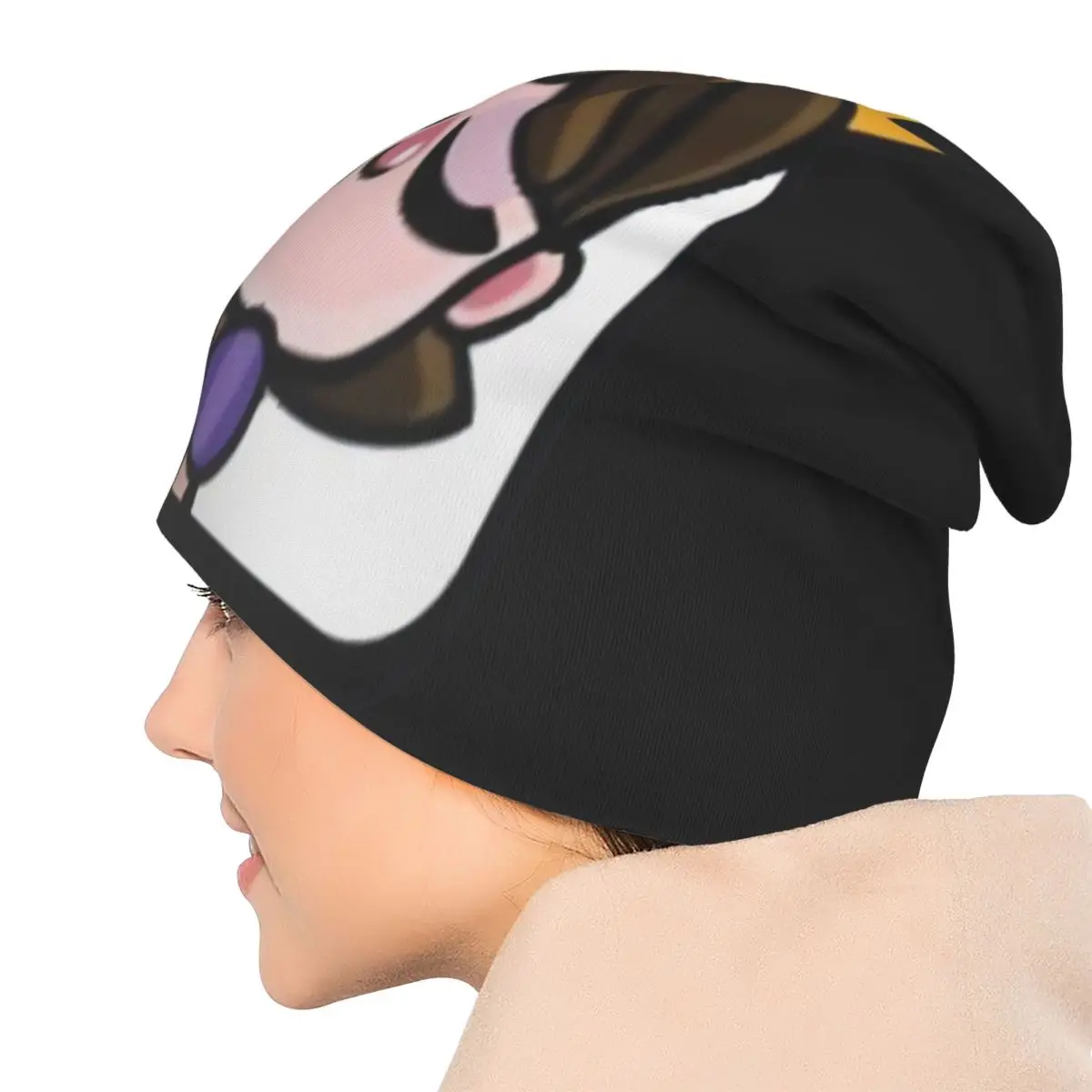 قبعات Princess Kiss Emote Skullies Beanies Clashes Royaleds Game كاجوال للجنسين قبعة خارجية دافئة ذات الاستخدام المزدوج قبعة بونيه