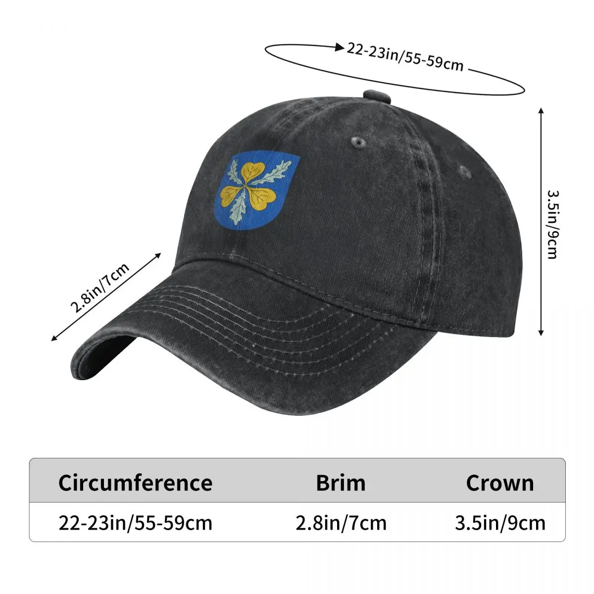 Bismarck-Casquette de baseball avec armoiries pour hommes et femmes, chapeau de plage de luxe, genic lehip allemand