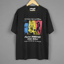 Faster Pussycat! Kill! Kill T-Shirt Cult Classic B Movie Russ Meyer Tura Satana Men's Tops Short Sleeves Loose Printed Shirt