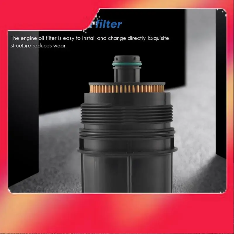 

Масляный фильтр двигателя автомобиля для Jeep Gladiator Wrangler JL RAM 1500 2020 2021 68507598AA 68498720AA Крышка корпуса масляного фильтра-M54K