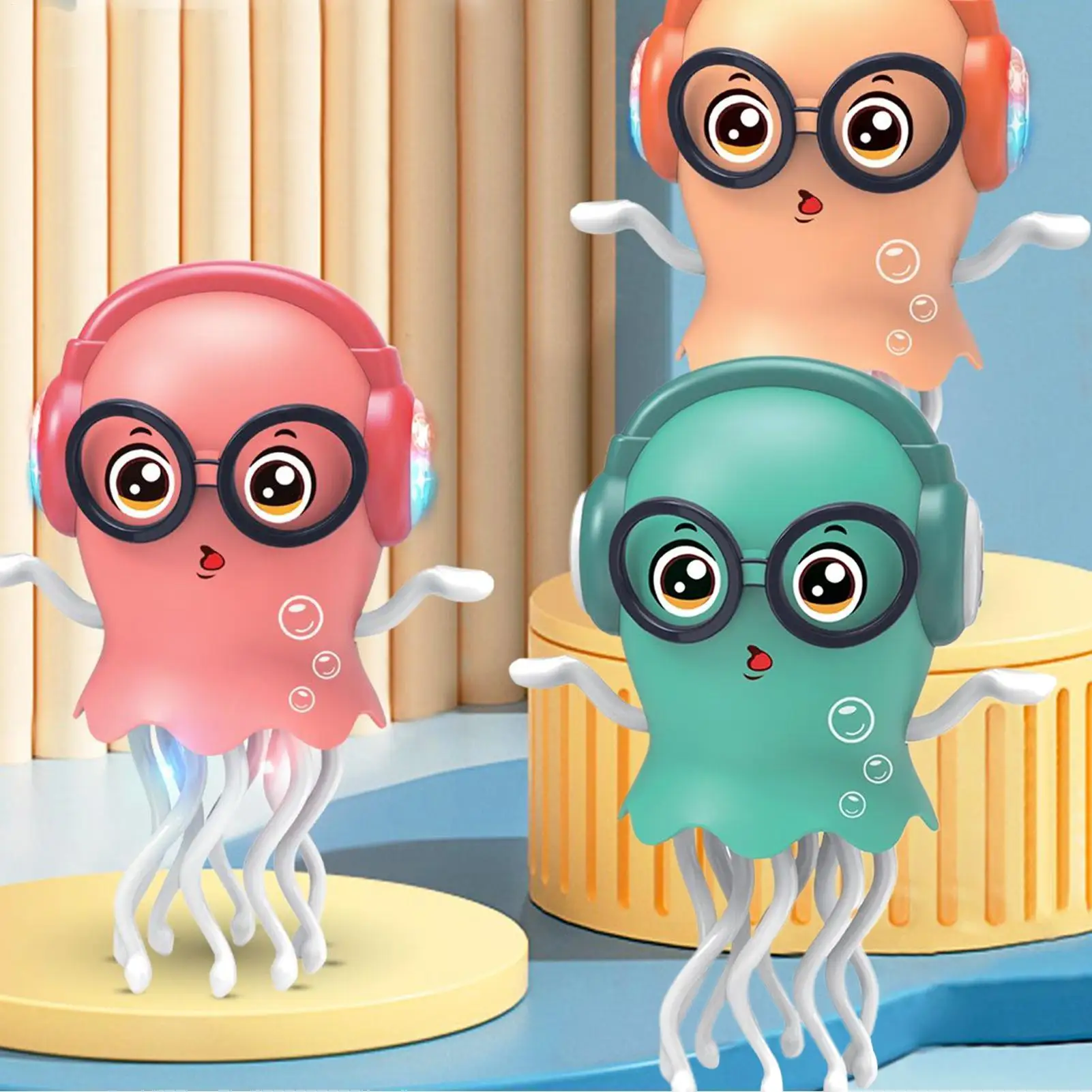 

Dancing Octopus Toy Electric Crawling Toy Interactive Playing Supplies Smart Electric Entertainment Product For Kids Children's