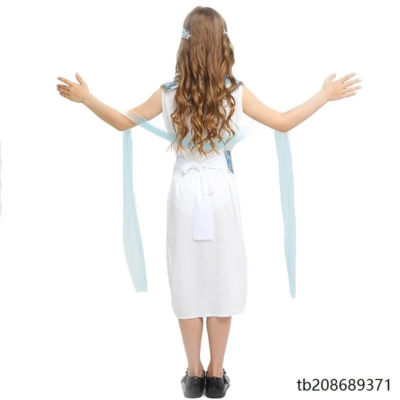 زي ملكي للأطفال لأداء المسرح، زي فرعوني للعروض، ملابس الهالوين، فستان الملكة والملك، زي وطني للمسرح #4