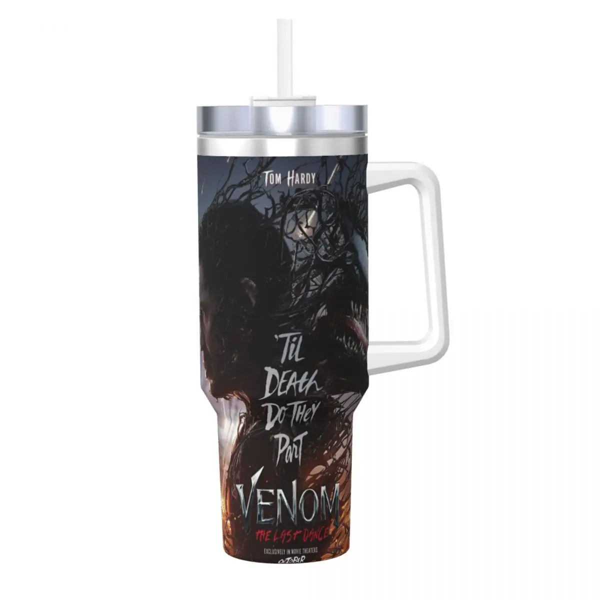 VENOM THE LAST DANCE Tumbler Cold Drink Water Bottle Heat Preservation Stainless Steel Thermal Cups Custom DIY Travel Car Mugs