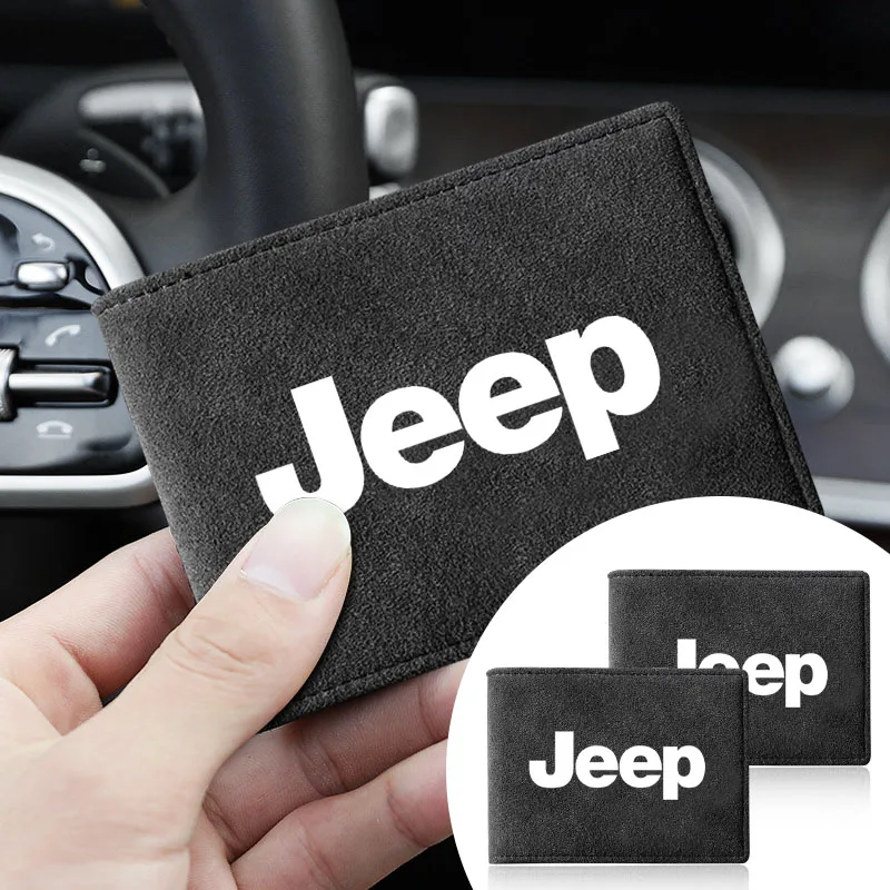 

Car Driver License Cover Suede Anti-Fur Car Driving Documents For Jeep Wrangler Grand Cherokee Renegade Tyre Stem Air Caps
