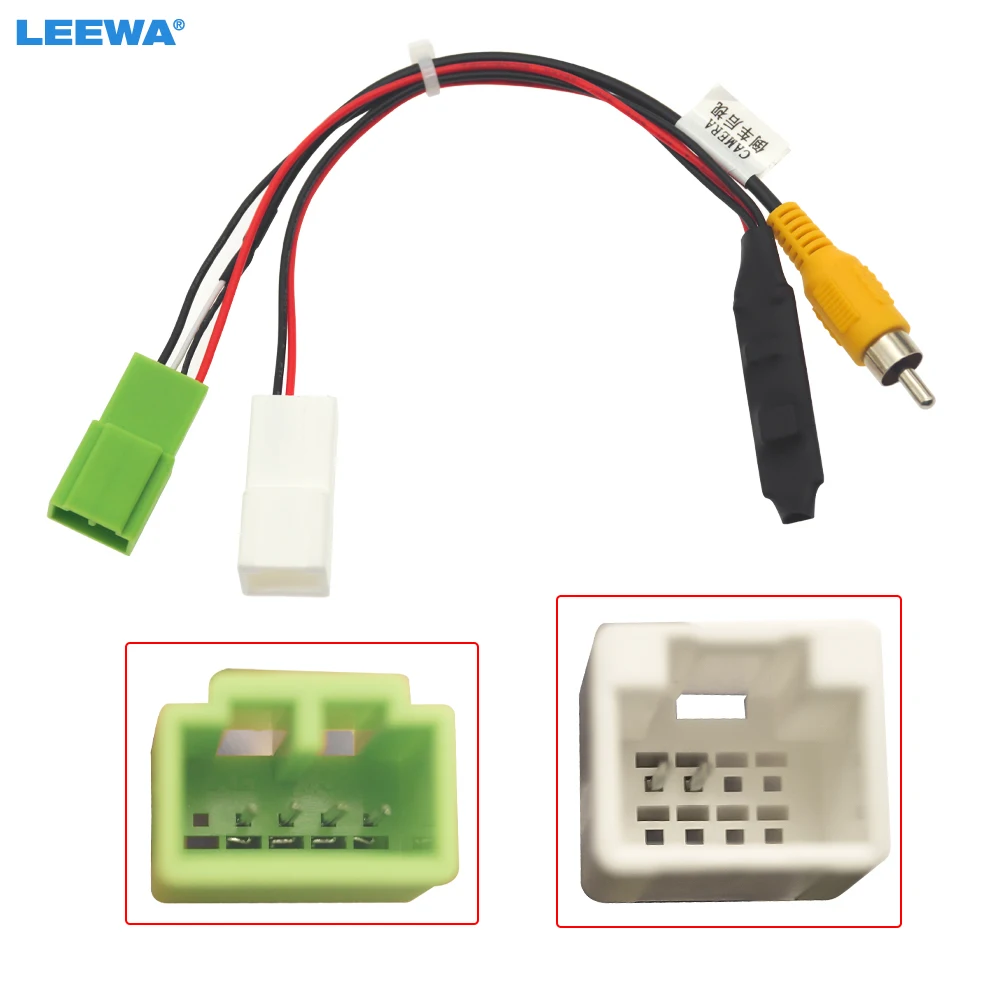 

LEEWA Car Reverse Camera Output Video Adapter Wiring Cable For Isuzu D-MAX (12-18) Original Factory Car Camera Video Output