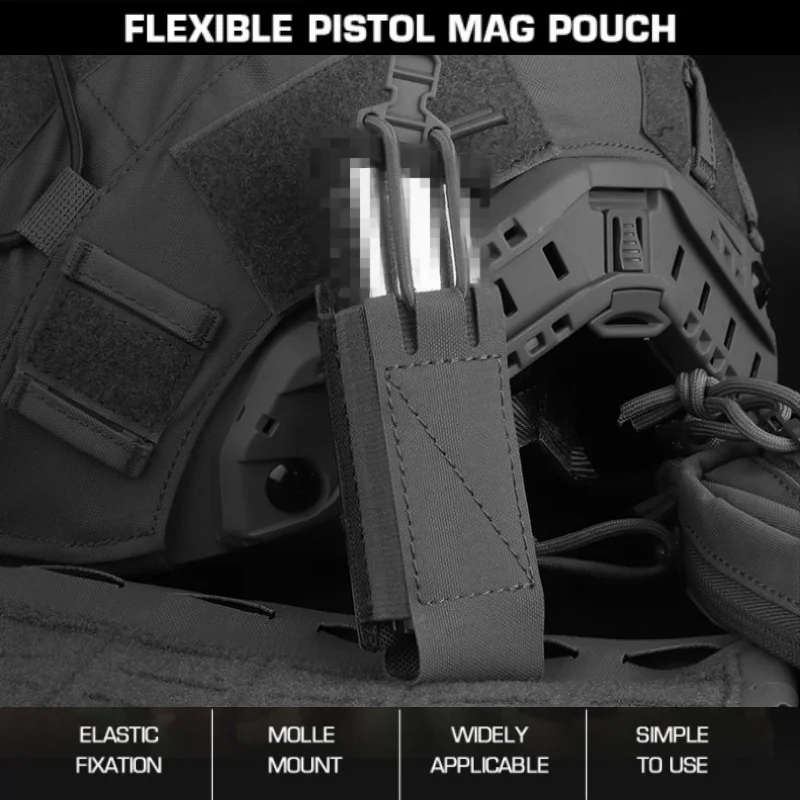 

Flexible Multi-Purpose Pouch | Quick-Draw Outdoor Organizer | for Hiking & Airsoft Accessories