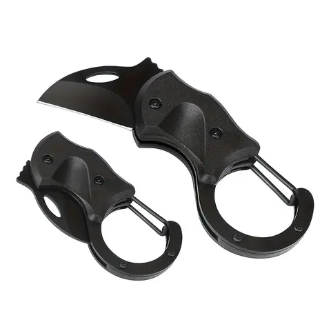 열쇠고리 접이식 칼 미니 고강도 멀티툴 캠핑 및 EDC 생존 선물