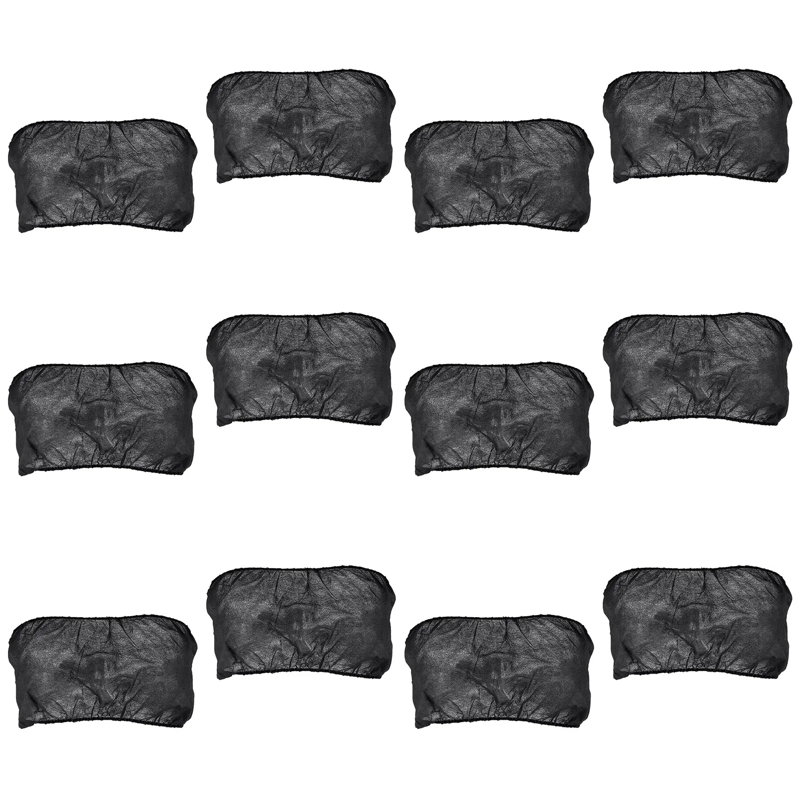 

15Pcs Disposable Women Sweat Steaming Bra Black Non-Woven Spa Underwear for Beauty Salon Sauna Massage Vacation