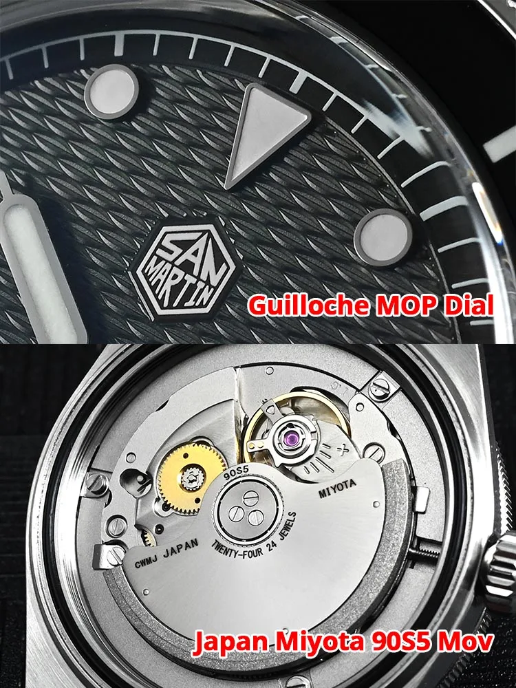 San Martin officiële 39 mm Gui - Guilloché Dial Watch recensie en prijs