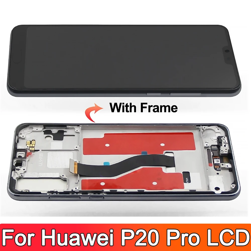 6.1\'\' AAA+ Display for Huawei P20 Pro LCD Touch Screen Digitizer Assembly Replacement for Huawei P20 Pro CLT-L09 CLT-L29 Screen