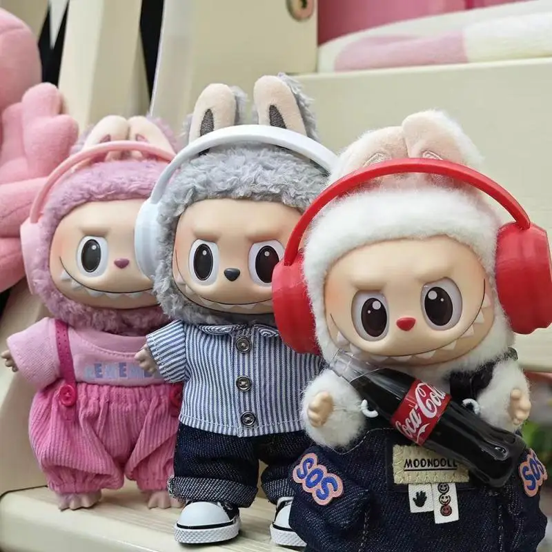 Mini Kunststoff Kopfhörer Für 17cm Puppe Headset Dekoration Kopfhörer Mode DIY Puppe Zubehör Geschenk