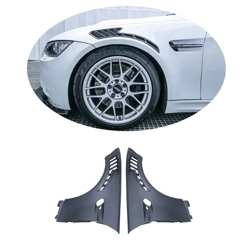 GTR-S Style Half Carbon Fiber Front Fenders For BMW 3 Serises E92 M3 Body Kit