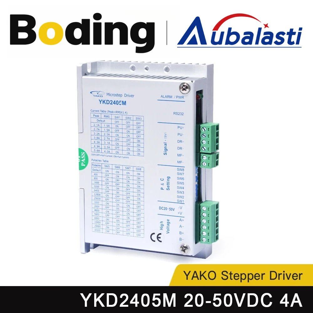 

Aubalasti YAKO Stepper Motor Driver YKD2405M 20-50VDC 4A
