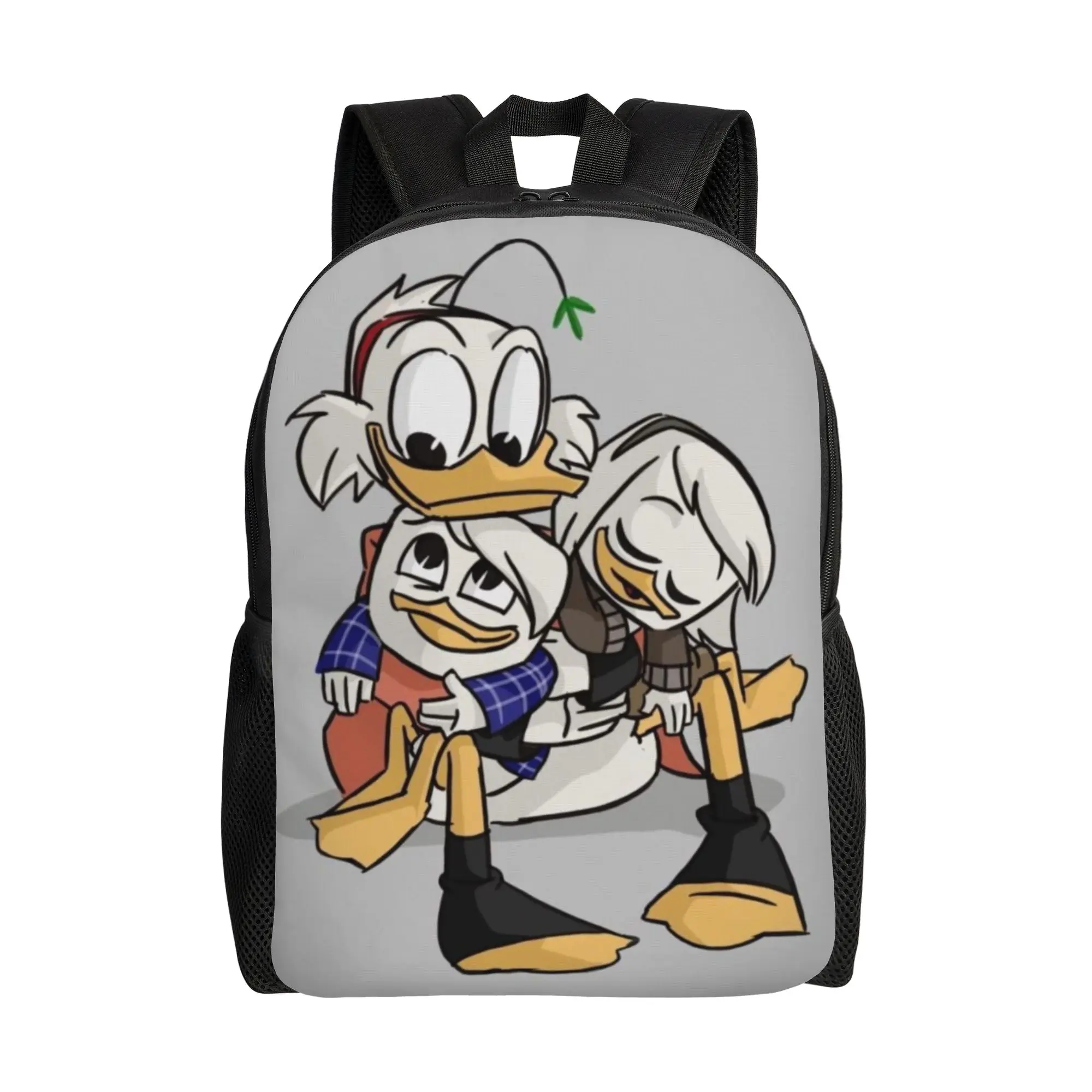 

Back to school season Huey Dewey Louie Bookbag DuckTales Male Lady Fashionable Backpack