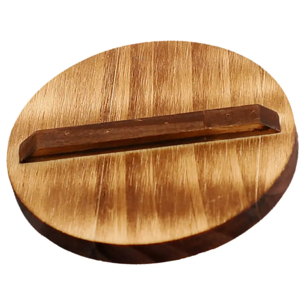 Wood Tea Pot Lid Replacement Universal Round Cover for Kettle Smooth Surface Delicate Craftsmanship Easy Install Decorative