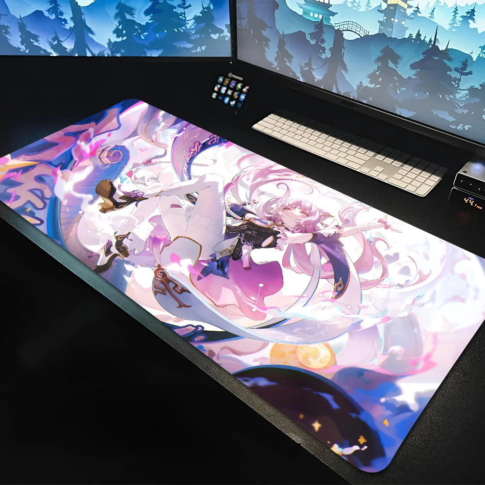 

Honkai Star Rail Anime Mousepad Mouse Mat Desk Mat With Pad Gaming Accessories Prime Gaming XXL Keyboard Pad Padding Mat