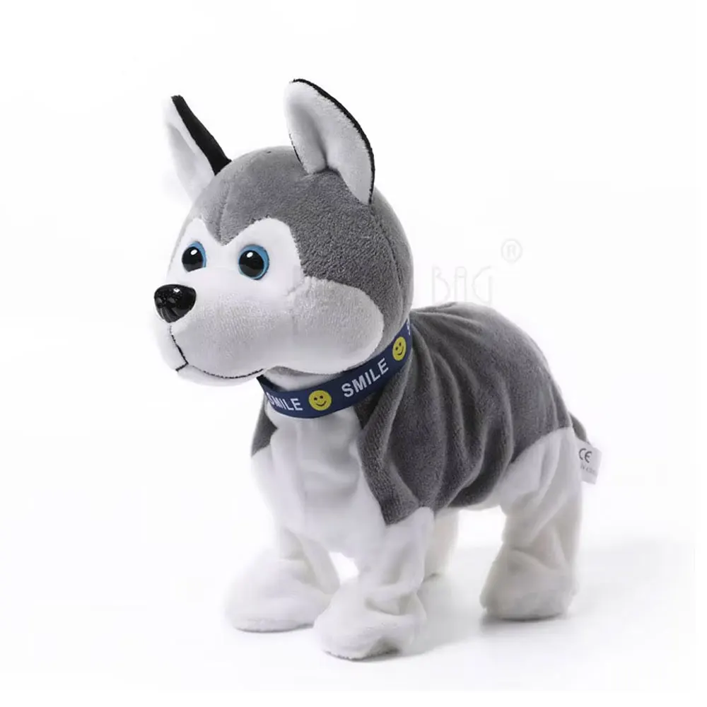 Electronic Toys Funny Sound Control Electronic Pet dog plush toy Siberian husky toys for children Birthday Gifts VD113