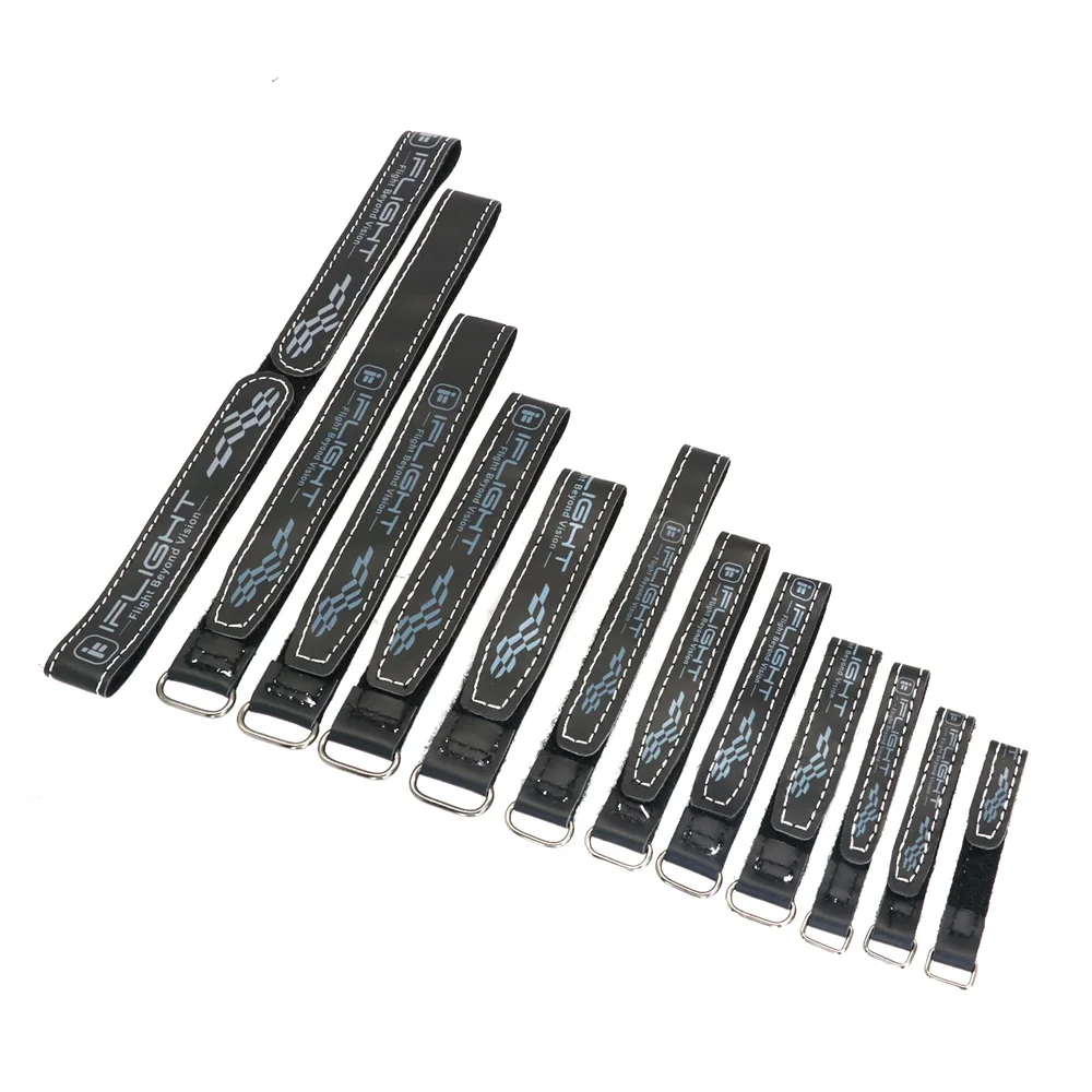 5 Stück IFlight 20mm 15mm Breite 500mm 400mm 300mm 250mm 200mm Länge Mikrofaser-Akku-Gurt Rutschfester Gürtel für FPV – Detail 3